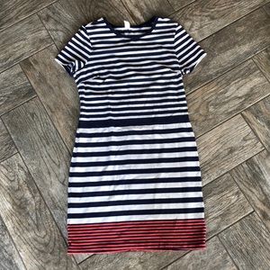 Old navy navy striped dress